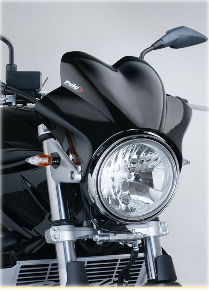 PUIG 2208N Wave passend fuer KAWASAKI ER-5 TWISTER Schwarz