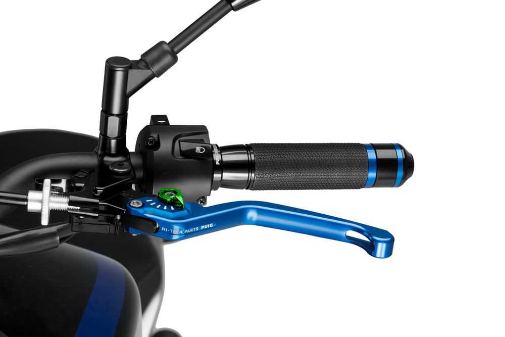 PUIG 220AV Hebel 3.0. passend fuer KAWASAKI KLE500 Grün