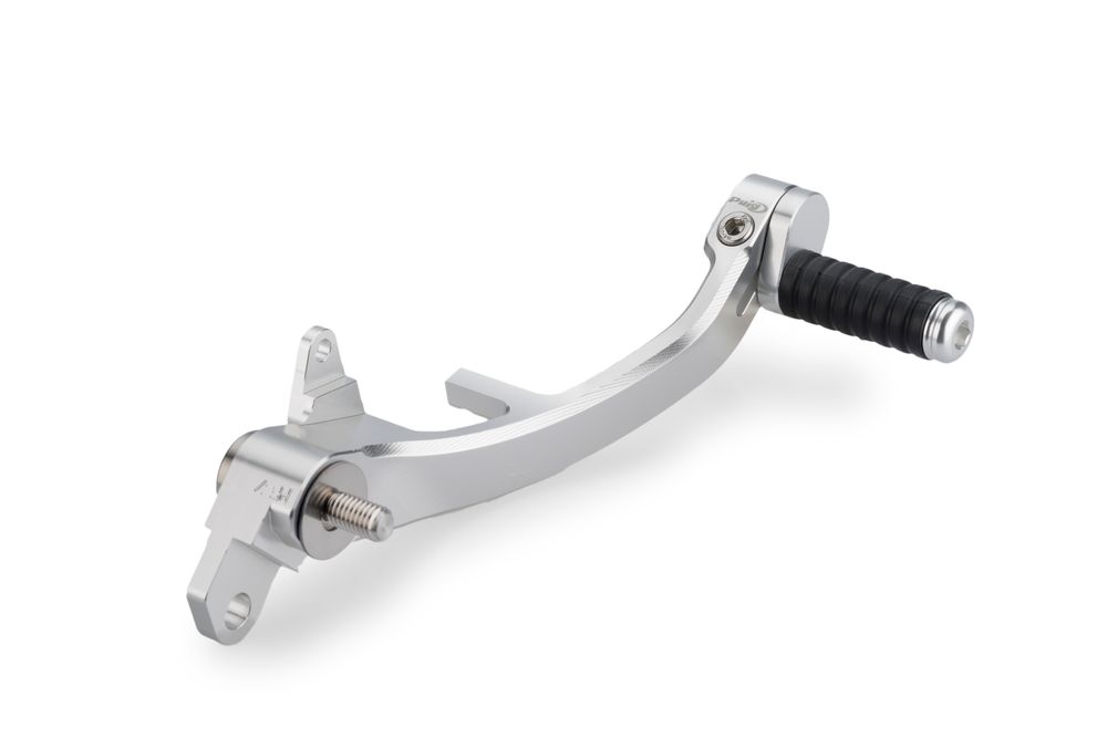 PUIG 22215P Verstellbares Bremsfusspedal passend fuer YAMAHA MT-09 SP Silber