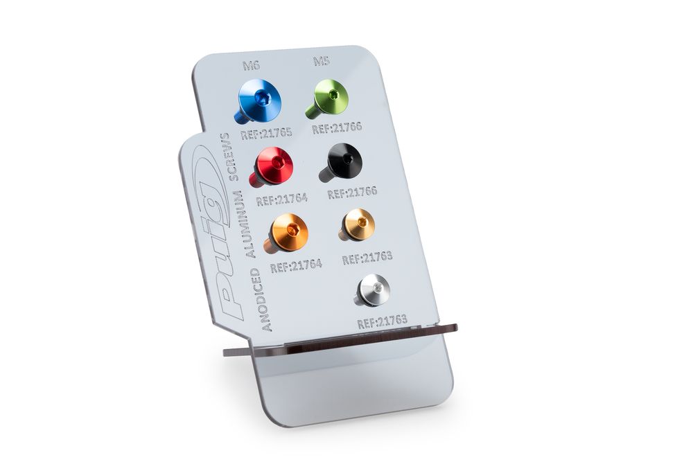 PUIG 22314H Anodisierter Schrauben-Display passend fuer UNIVERSAL UNIVERSAL Getönt
