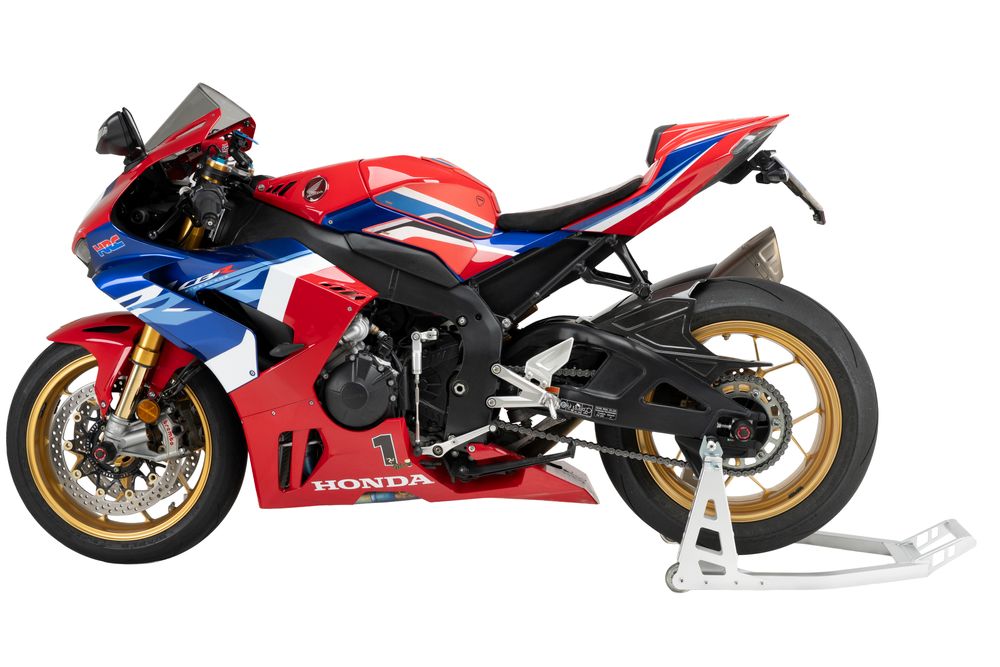 PUIG 22704D Hinterer Aluminiumständer für konventionelle Schwinge HL1 passend fuer HONDA NT650V DEAUVILLE