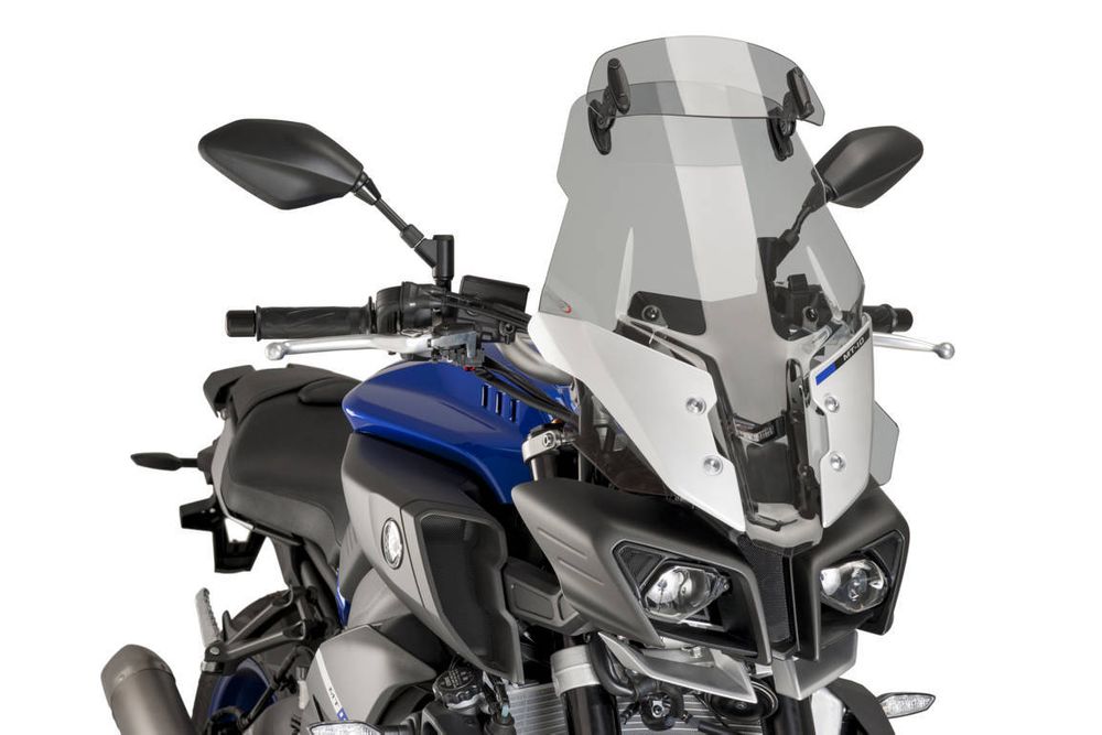 PUIG 8919H Tourenscheibe Plus mit Spoilerscheibe  passend fuer YAMAHA MT-10 Getönt