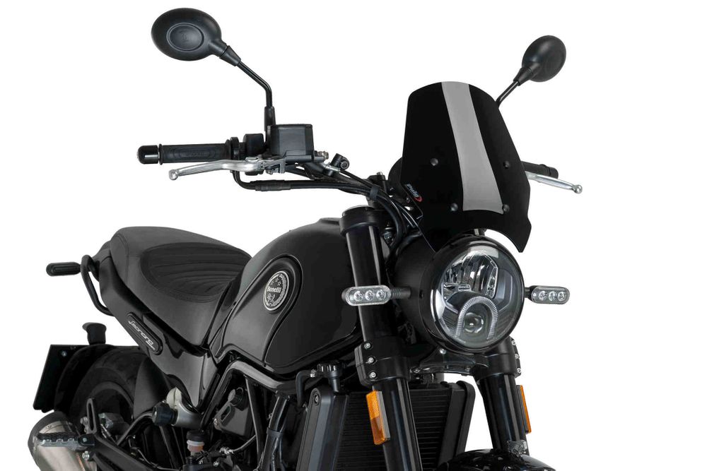 PUIG 9747N New Generation Sport passend fuer BENELLI LEONCINO 500 Schwarz