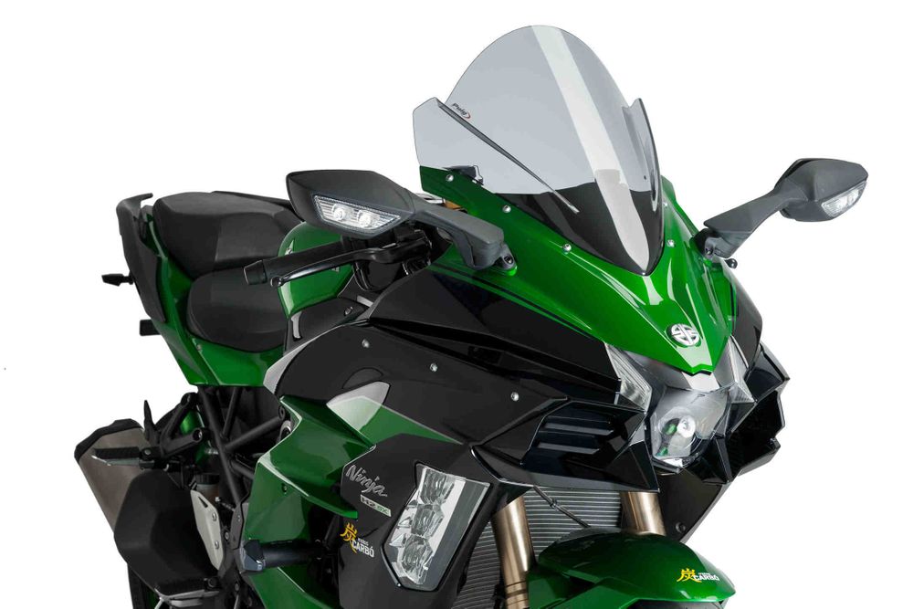 PUIG 9704H Z-Racing Scheibe passend fuer KAWASAKI NINJA H2 SX Getönt