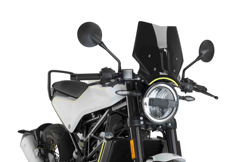 PUIG 9702N New Generation Sport passend fuer HUSQVARNA SVARTPILEN 401 Schwarz
