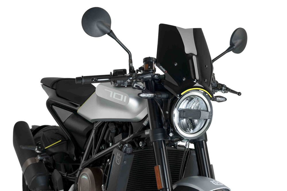 PUIG 9750N New Generation Sport passend fuer HUSQVARNA VITPILEN 701 Schwarz