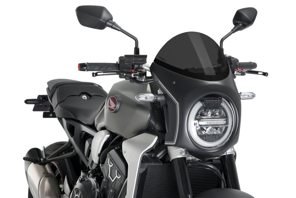 PUIG 3133F Retro-Verkleidungscheibe passend fuer HONDA CB1000R NEO SPORTS CAFE Stark getönt