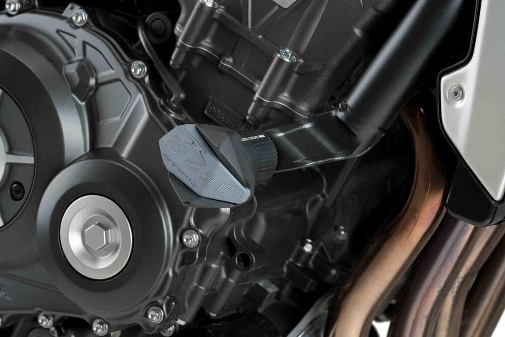 PUIG 9753N Sturzpads R19 passend fuer HONDA CB1000R NEO SPORTS CAFE Schwarz