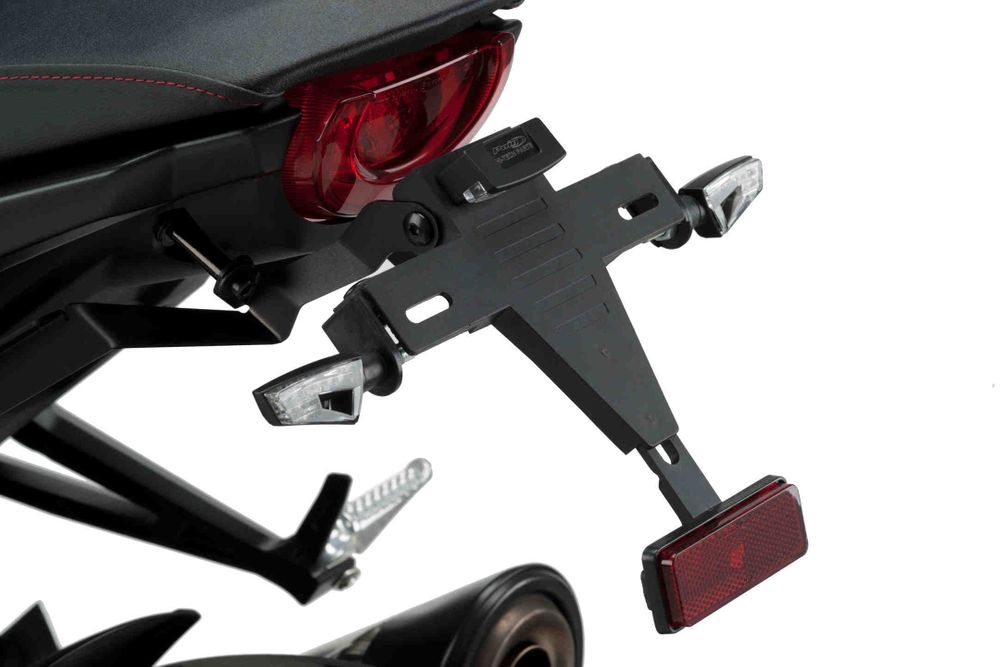 PUIG 9786N Kennzeichenhalters passend fuer HONDA CB1000R NEO SPORTS CAFE Schwarz