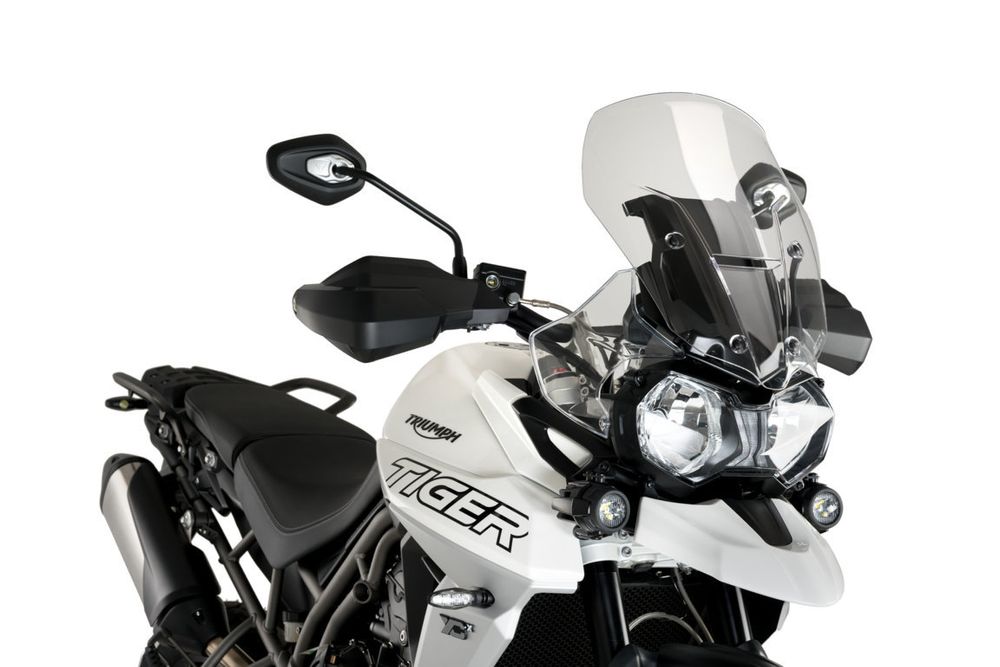 PUIG 3654N E.R.S. (Elektronisches Regulierungsystem für Scheiben) passend fuer TRIUMPH TIGER 800 XCX Schwarz