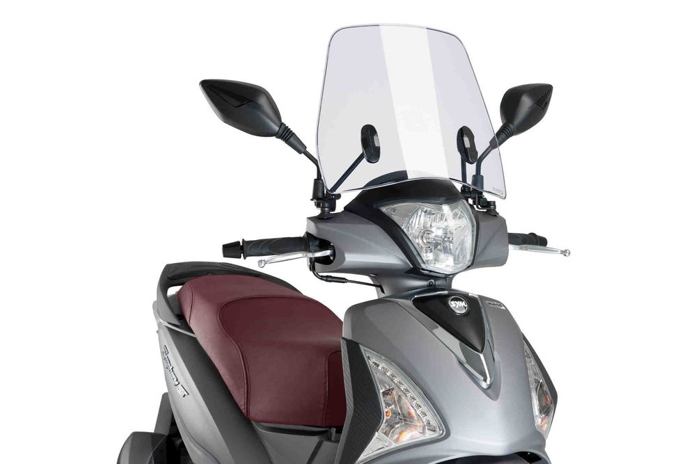 PUIG 8180W Rollerscheibe Urban passend fuer SYM FIDDLE II 50 4T AC E2 Transparent