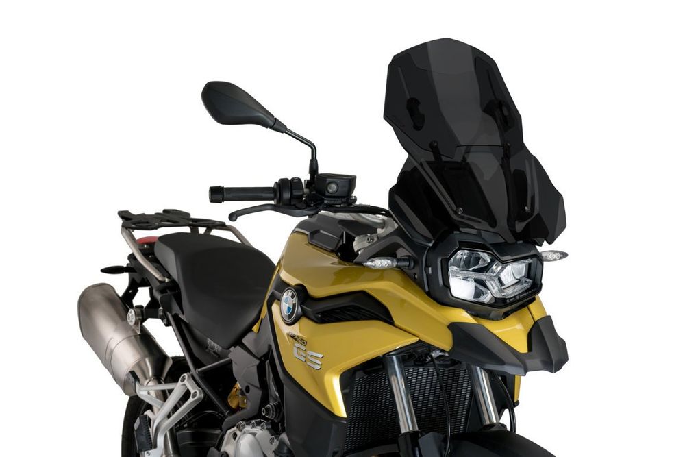 PUIG 3178F Verstellbare Scheibe passend fuer BMW F850GS Stark getönt