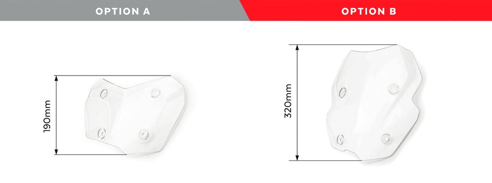 PUIG 3832H Tourenscheibe mit Spoilerscheibe passend fuer BMW F850GS Getönt