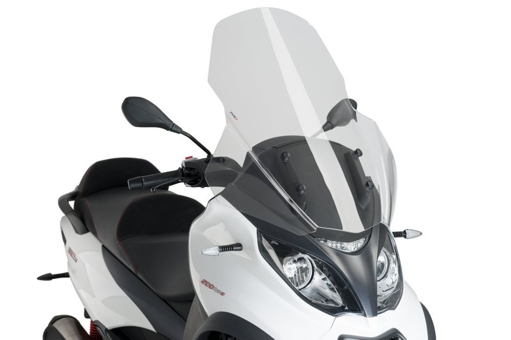 PUIG 1666W Windschutzscheibe V-Tech Line Touring passend fuer PIAGGIO MP3 500 SPORT Transparent