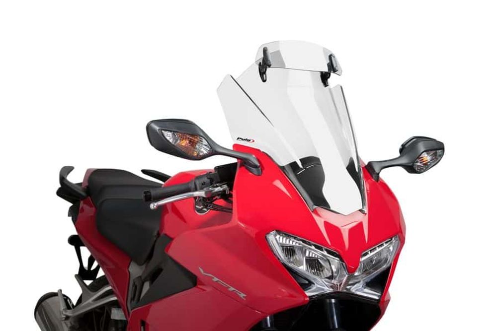 PUIG 6007W Spoilerscheibe befestigt mit Schrauben passend fuer HONDA CB1300S Transparent