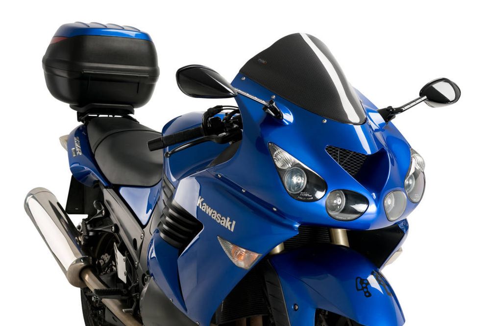 PUIG 4057C Racingscheibe passend fuer KAWASAKI ZZR1400 Carbon look