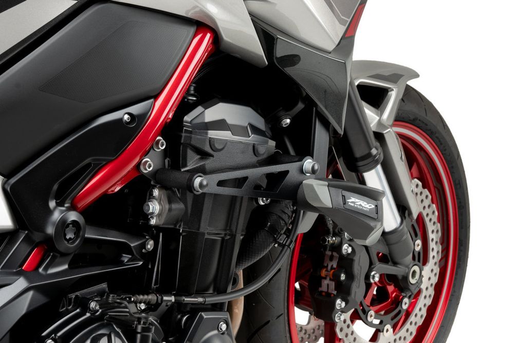 PUIG 21313N Sturzpads PRO 2.0 passend fuer KAWASAKI Z900 Schwarz