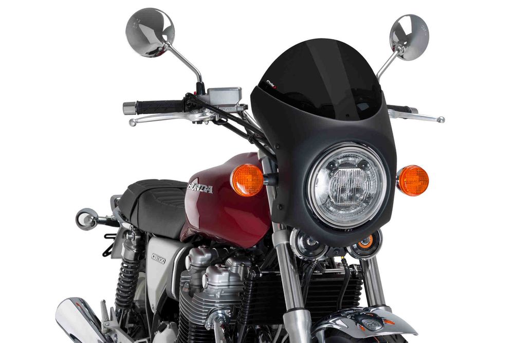 PUIG 9553F Retro-Verkleidungscheibe  passend fuer HONDA CB1100 Stark getönt