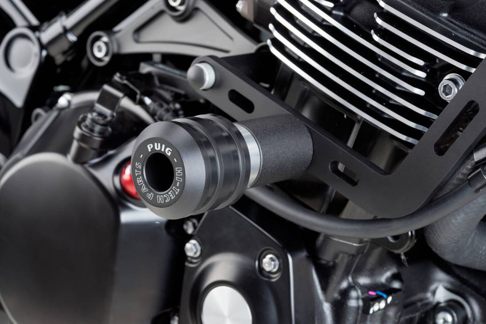 PUIG 9598N Sturzpads Vintage passend fuer KAWASAKI Z900RS Schwarz