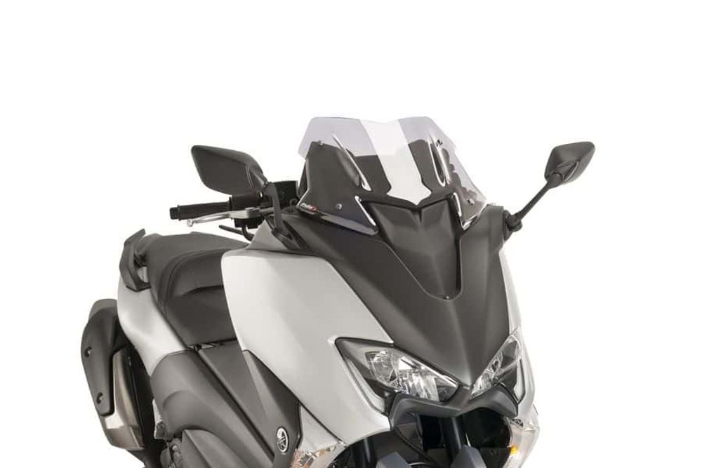 PUIG 9423W Windschutzscheibe V-Tech Line Sport passend fuer YAMAHA T-MAX 530 Transparent