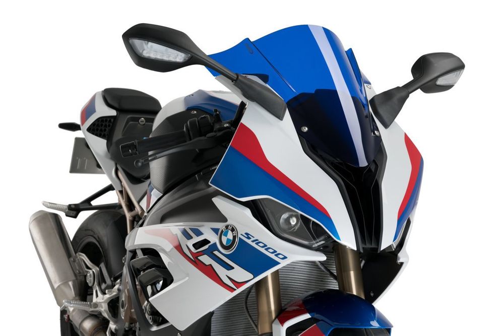 PUIG 3571A Z-Racing Scheibe passend fuer BMW S1000RR Blau
