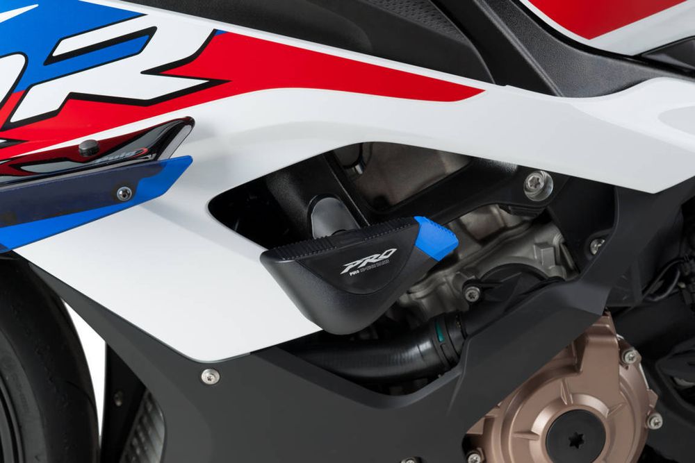 PUIG 3707N Sturzpads PRO passend fuer BMW S1000RR Schwarz
