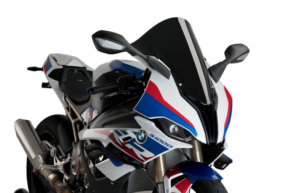 PUIG 3641N R-Racer Scheibe passend fuer BMW S1000RR Schwarz