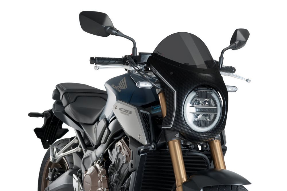 PUIG 3143F Retro-Verkleidungscheibe passend fuer HONDA CB1000R NEO SPORTS CAFE Stark getönt