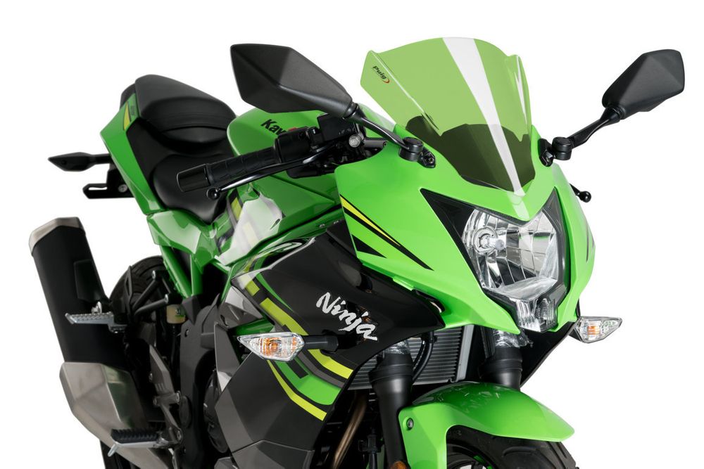 PUIG 3539V Z-Racing Scheibe passend fuer KAWASAKI NINJA 125 Grün