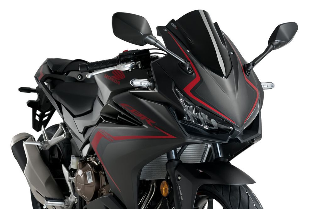 PUIG 3613N Z-Racing Scheibe passend fuer HONDA CBR500R Schwarz