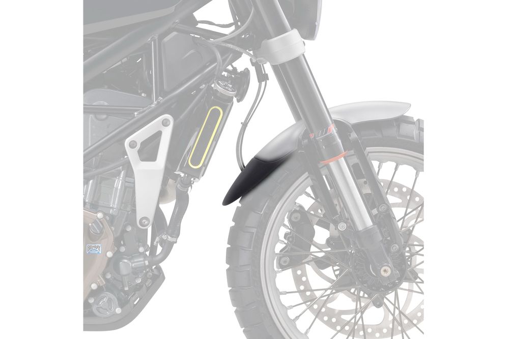 PUIG 3681N Verlängerung des vorderen Schutzblechs passend fuer HUSQVARNA SVARTPILEN 401 Schwarz