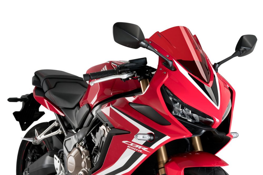 PUIG 3568R Z-Racing Scheibe passend fuer HONDA CBR650R Rot