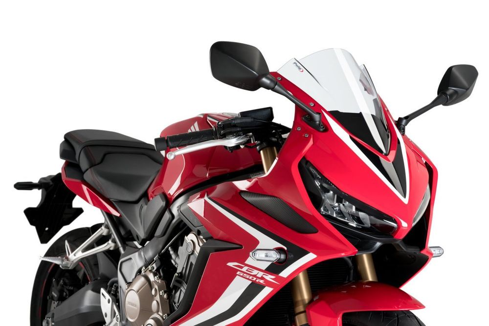 PUIG 3568W Z-Racing Scheibe passend fuer HONDA CBR650R Transparent