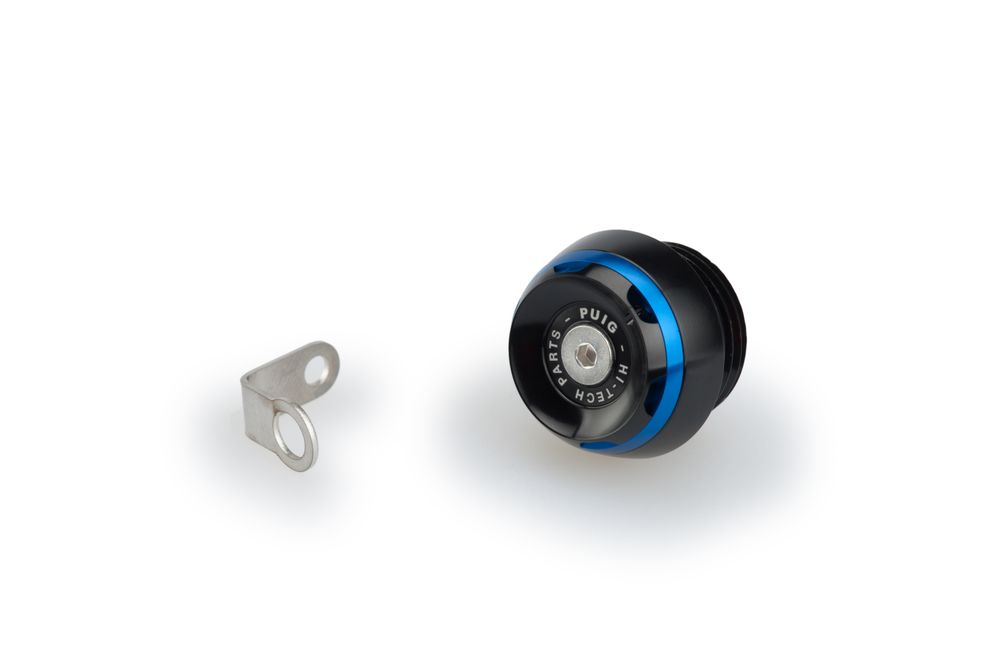 PUIG 20344A Motorölablassschraube TRACK passend fuer BMW S1000R Blau