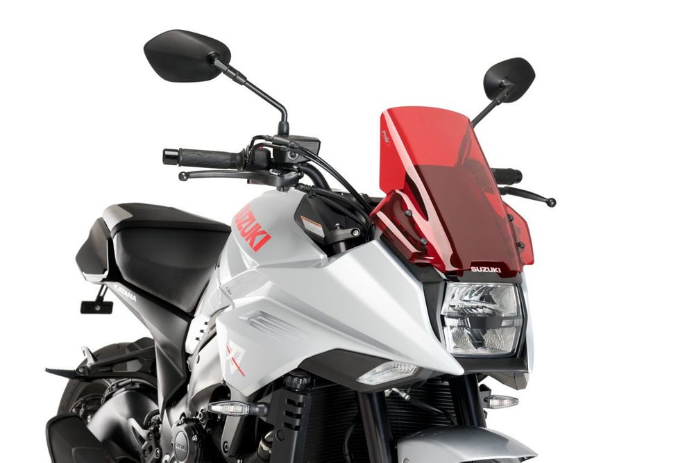 PUIG 3637R Tourenscheibe passend fuer SUZUKI GSX-S1000 KATANA Rot