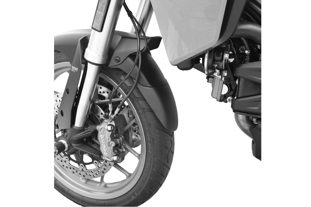 PUIG 9816N Verlängerung des vorderen Schutzblechs passend fuer DUCATI MULTISTRADA 1200 ENDURO Schwarz