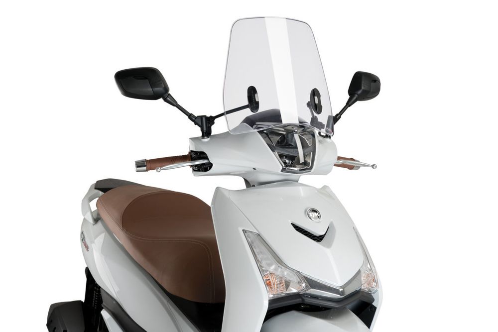 PUIG 3686W Rollerscheibe Urban passend fuer SYM HD 300 ie E4 Transparent