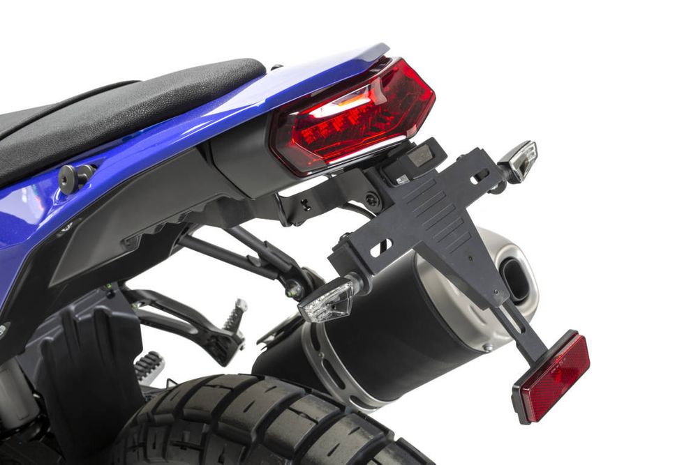 PUIG 3861N Kennzeichenhalters passend fuer YAMAHA TENERE 700 RALLY EDITION Schwarz