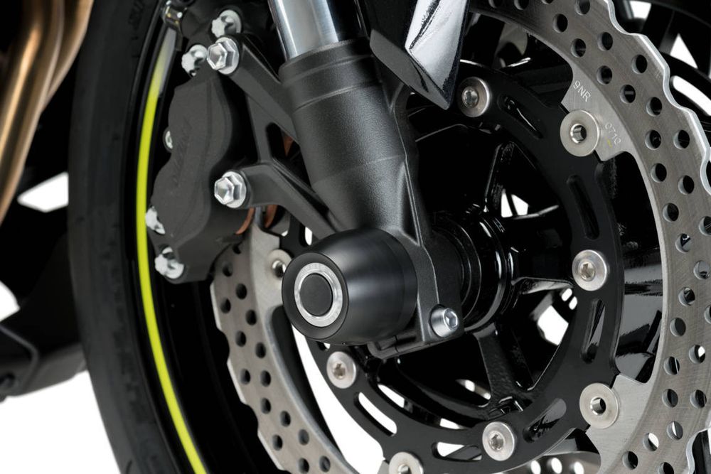 PUIG 20101N Vorderachsregler PHB19 passend fuer KAWASAKI Z750 Schwarz