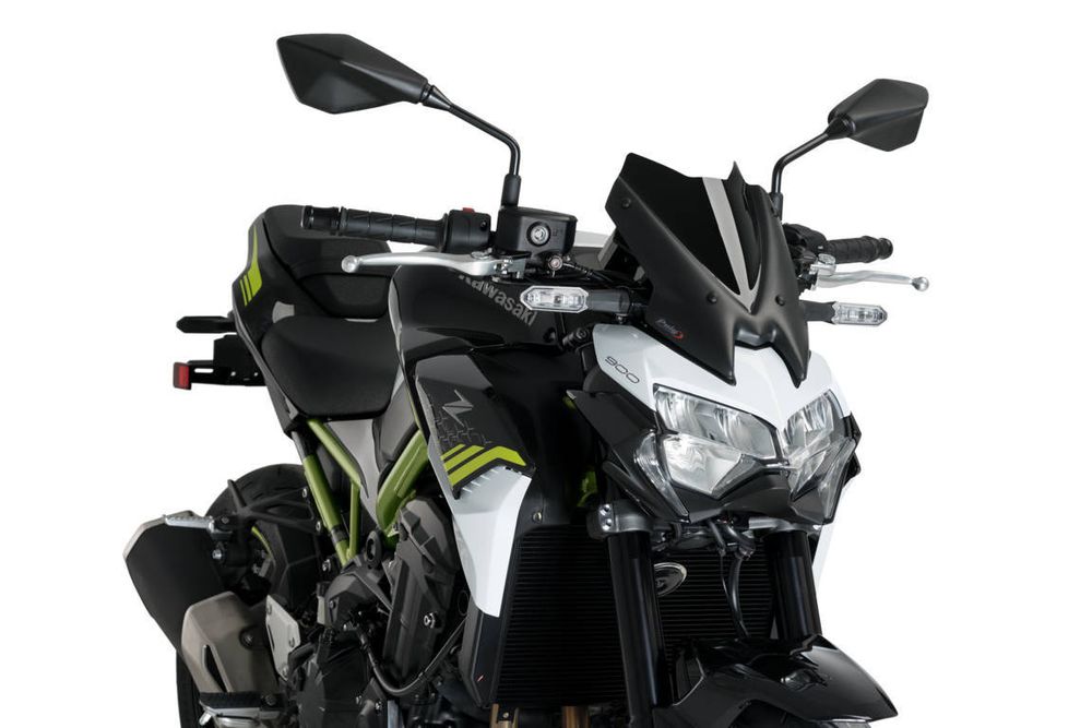 PUIG 3840N New Generation Sport passend fuer KAWASAKI Z900 Schwarz
