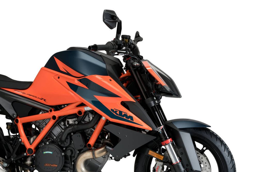 PUIG 20462N Naked Side Spoiler passend fuer KTM 1290 SUPERDUKE R Schwarz
