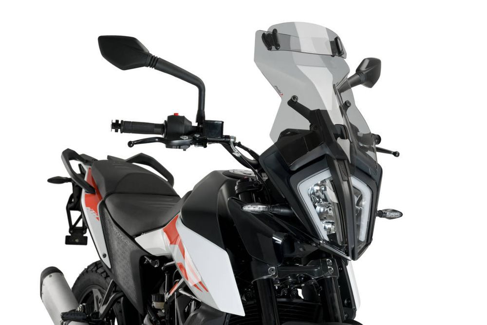 PUIG 20415H Tourenscheibe mit Spoilerscheibe passend fuer KTM 390 ADVENTURE Getönt