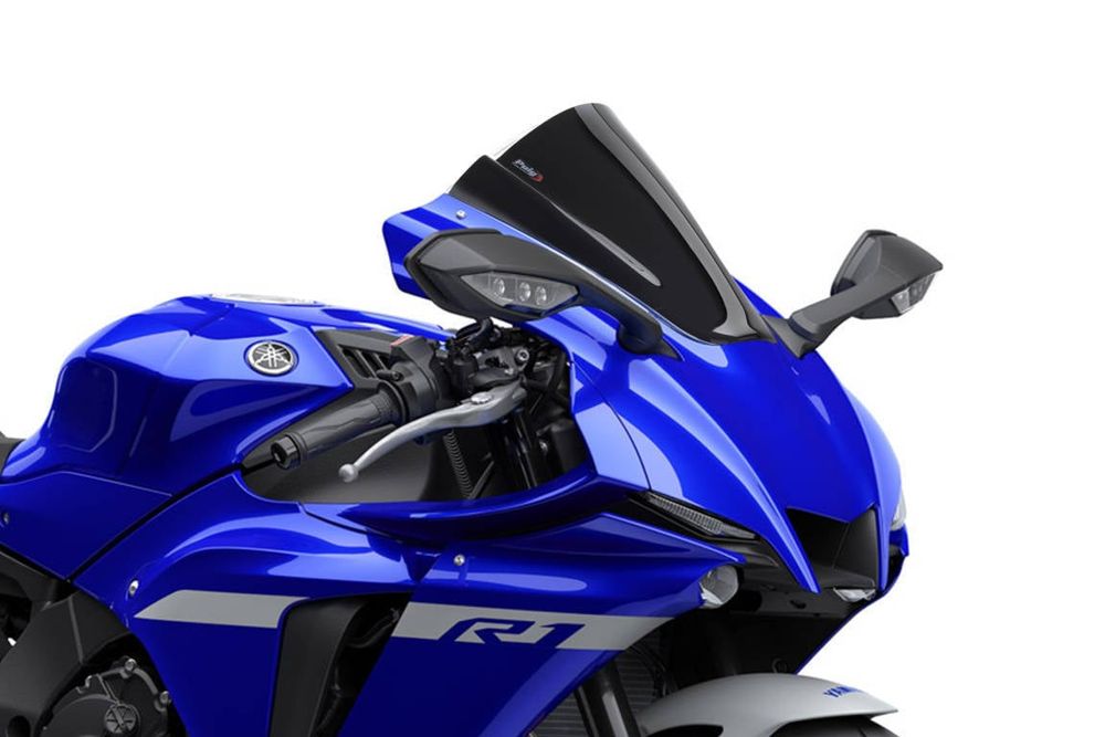 PUIG 3826N Z-Racing Scheibe passend fuer YAMAHA YZF-R1M Schwarz