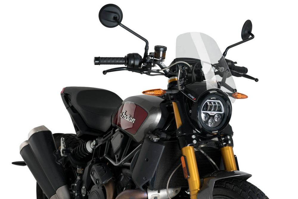 PUIG 3834W New Generation Sport passend fuer INDIAN FTR 1200 Transparent
