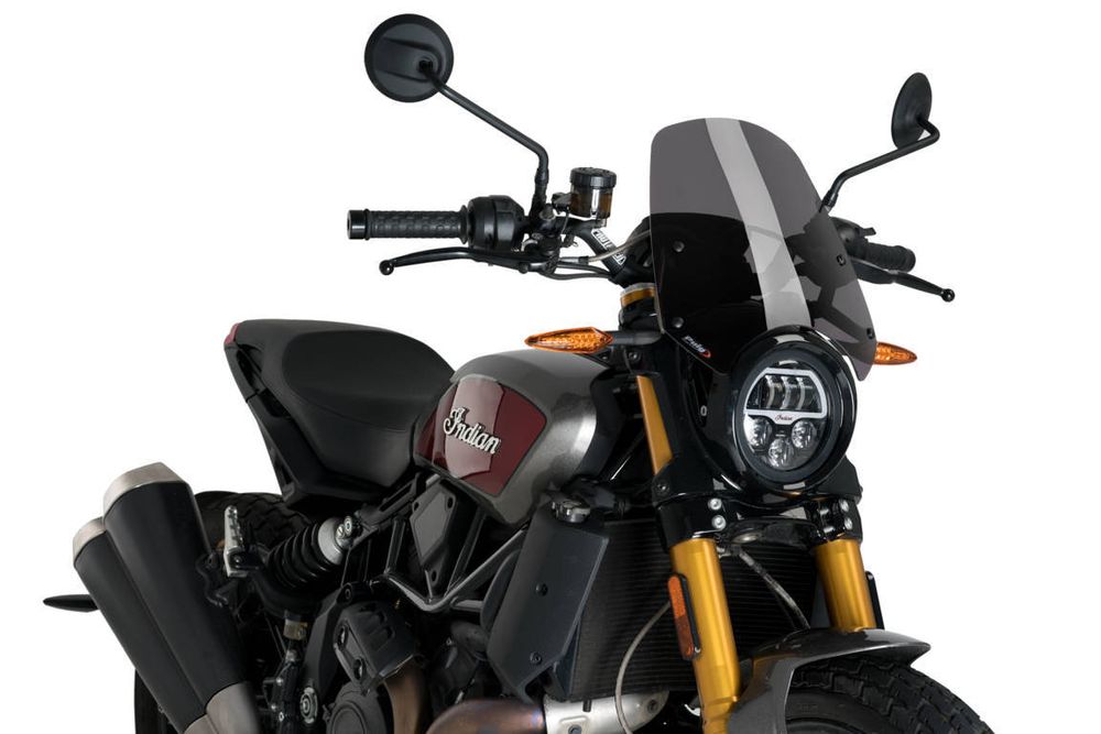 PUIG 3834F New Generation Sport passend fuer INDIAN FTR 1200 Stark getönt
