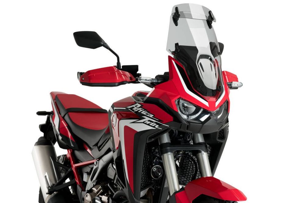 PUIG 3819H Tourenscheibe mit Spoilerscheibe passend fuer HONDA CRF1100L AFRICA TWIN Getönt