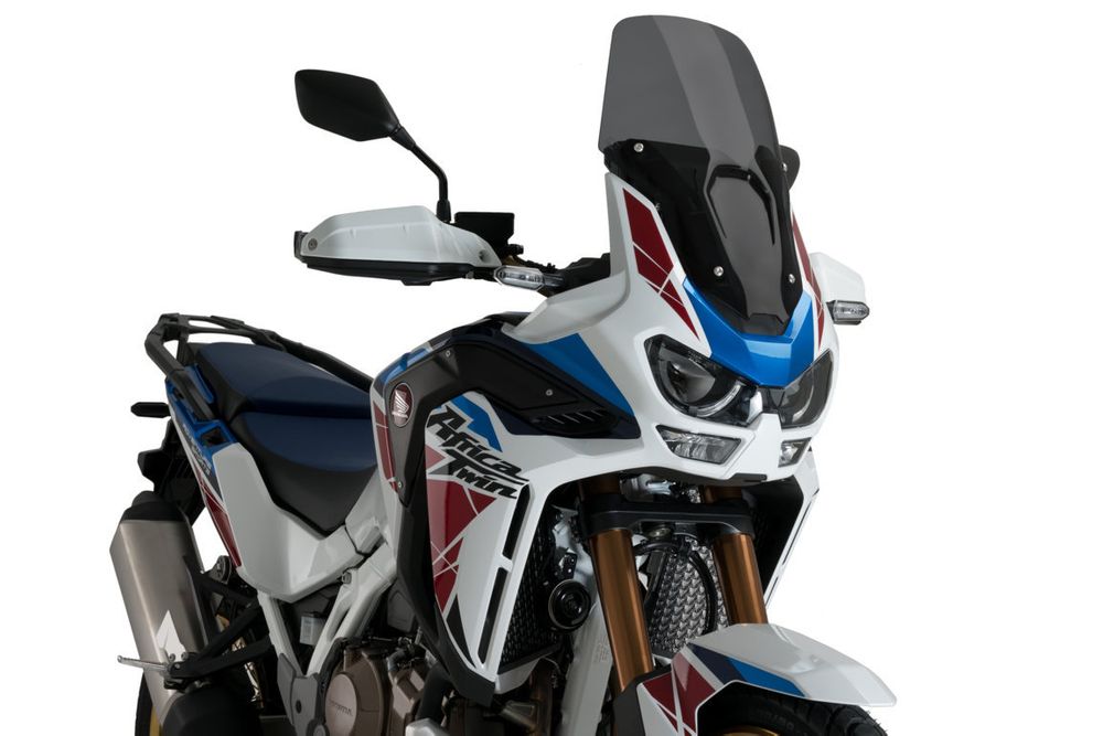 PUIG 21395F Tourenscheibe passend fuer HONDA CRF1100L AFRICA TWIN ADVENTURE SPORTS Stark getönt