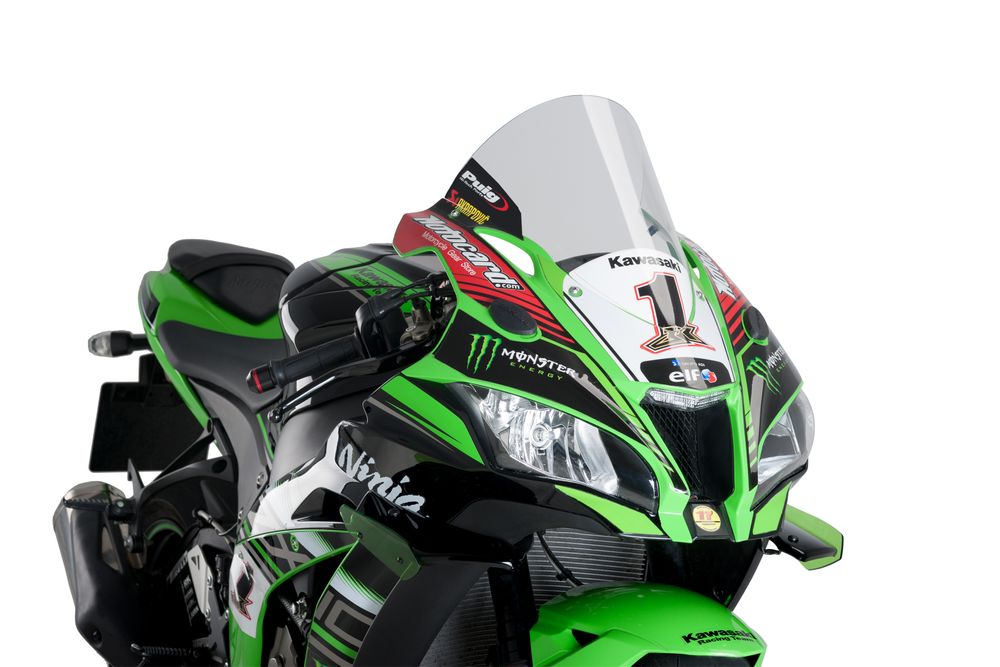 PUIG 9849W R-Racer Scheibe passend fuer KAWASAKI ZX-10R Transparent