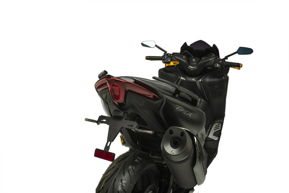 PUIG 3874N Kennzeichenhalters passend fuer YAMAHA T-MAX 560 TECH MAX Schwarz