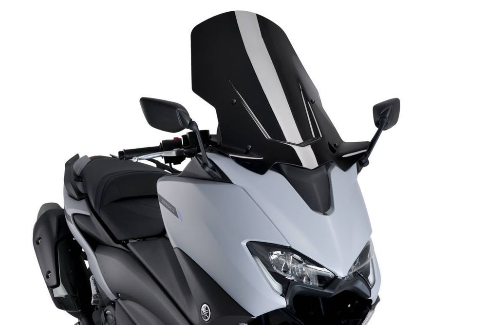 PUIG 9424N Windschutzscheibe V-Tech Line Touring passend fuer YAMAHA T-MAX 530 Schwarz